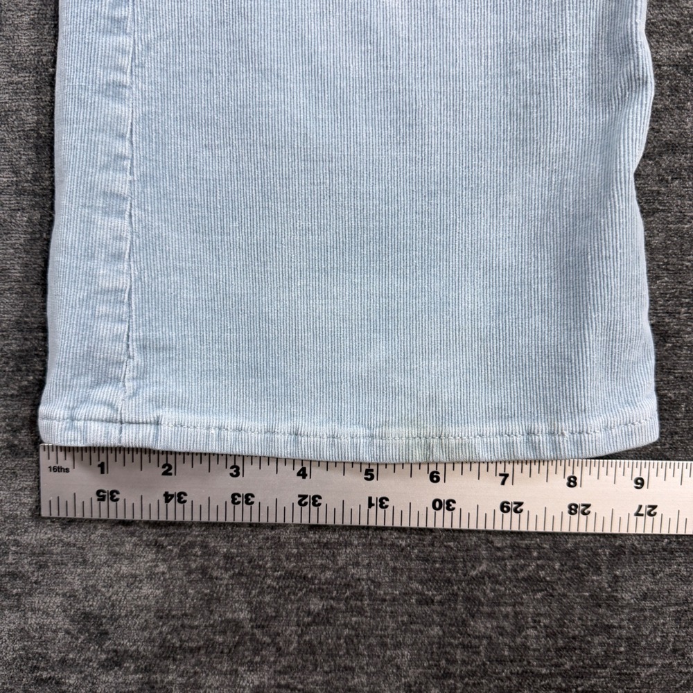 AG Adriano Goldschmied The Angel Light Blue Corduroy Bootcut Pants Sz 28 Regular - Picture 10 of 16